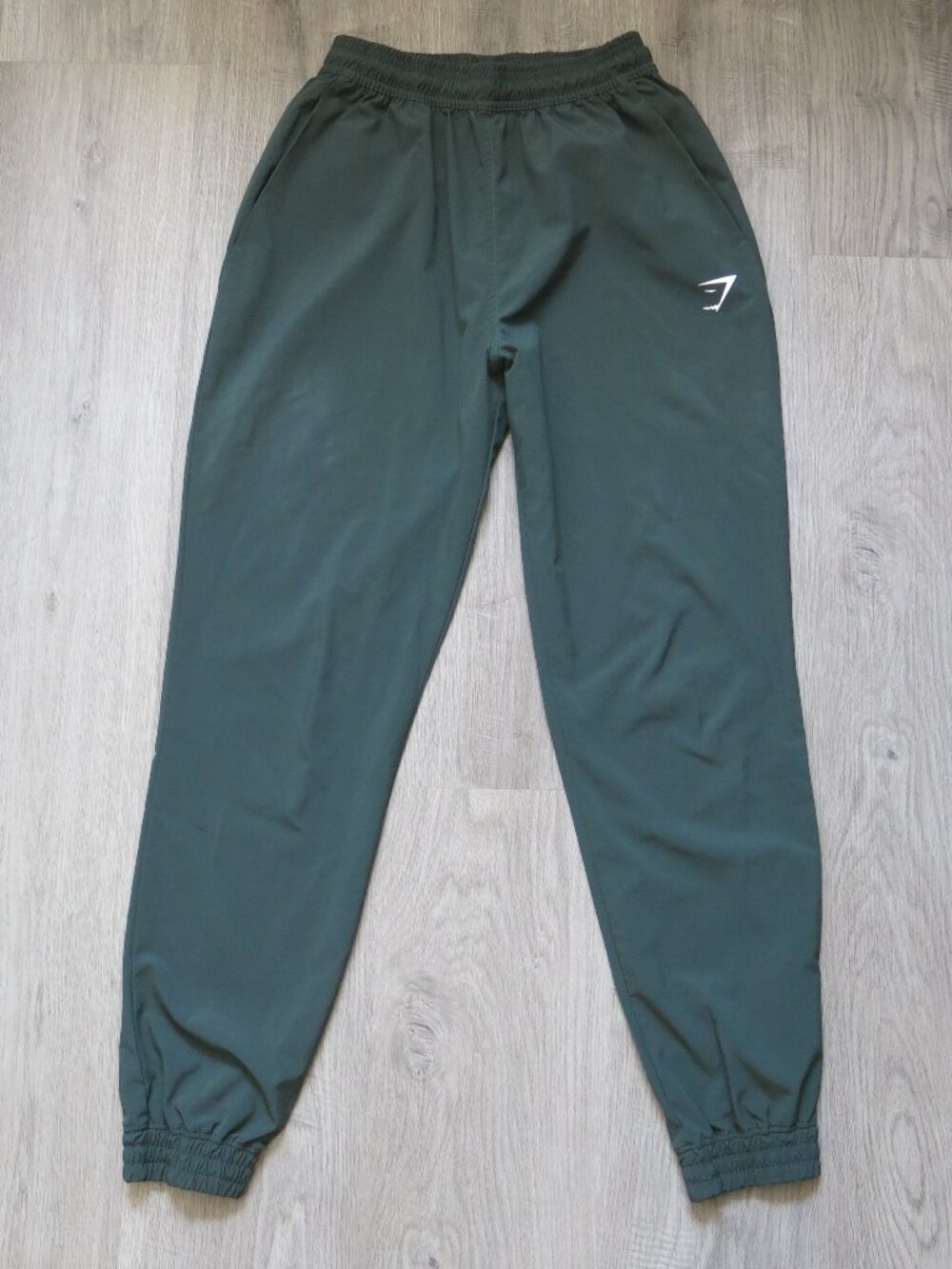 Gymshark Dark Green Jogger Track Pants - Size XS
